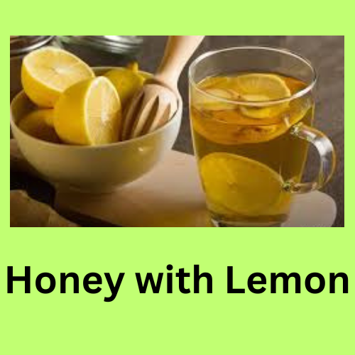 Honey with lemon water