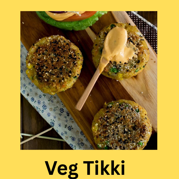 Veg. Tikki For Burger
