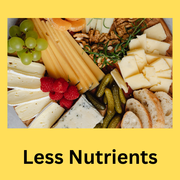 Less Nutrients