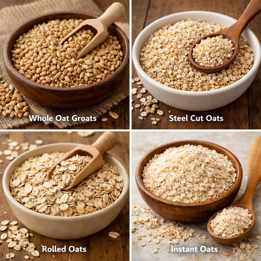 Types of oats