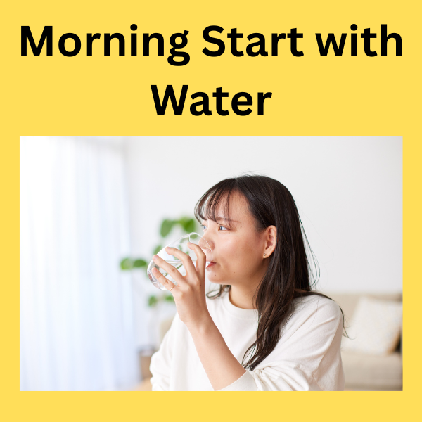 morning me agarm paani piyen