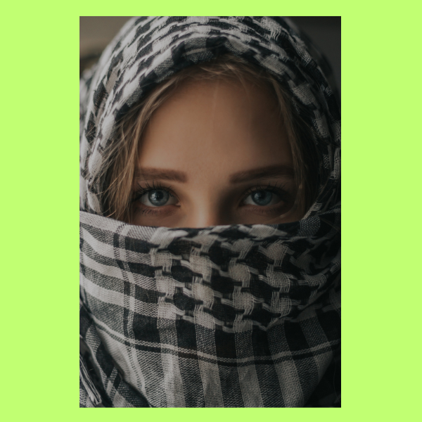 Cover your face to protect from heatwave
