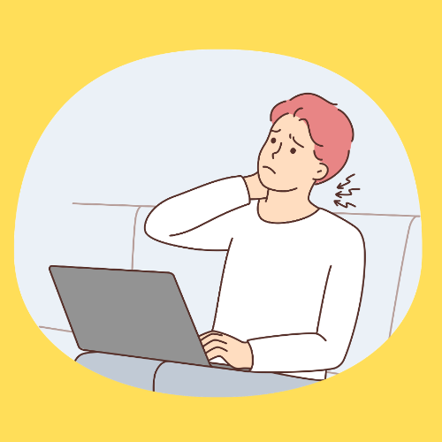 wrong posture
